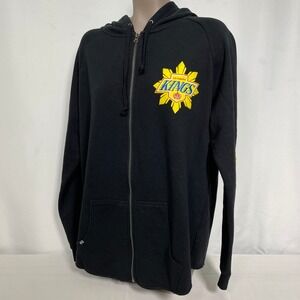 LA Kings x Violent Gentlemen Filipino Heritage Night Zip Black Hoodie Women's 2X